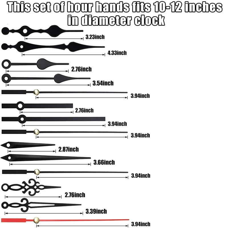 Механизм для кварцевых часов с длинным стержнем 32 мм 5 пар |