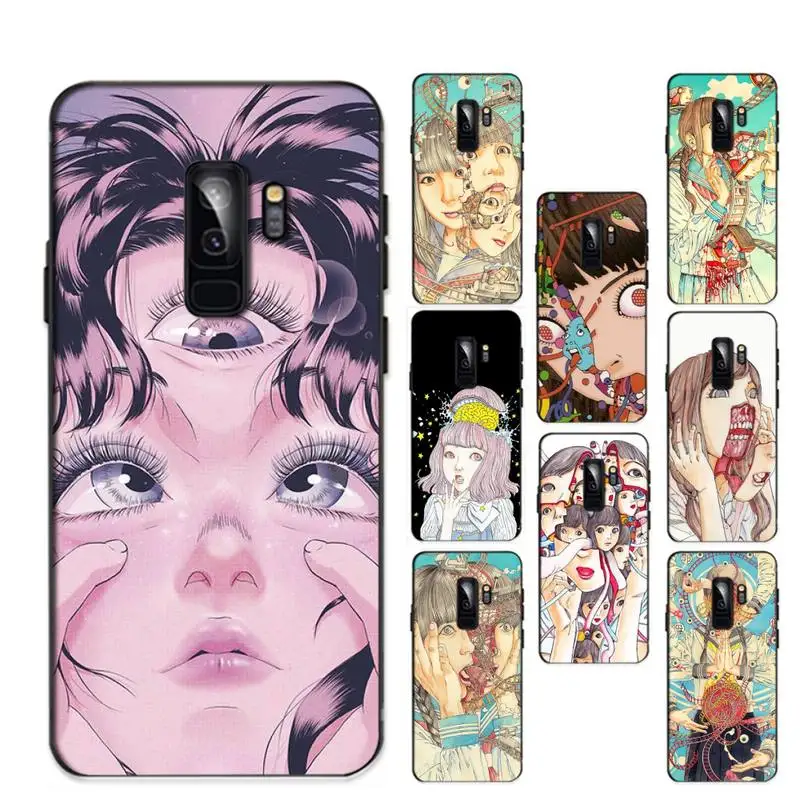 

LVTLV Shintaro kago Horror cartoons Phone Case for Samsung S20 lite S21 S10 S9 plus for Redmi Note8 9pro for Huawei Y6 cover