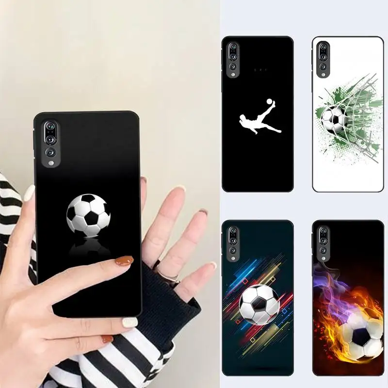 

Football Phone Case For HUAWEI P10 P20 P30 P40 Mate 30 40 Lite Pro Fundas Shell Cover