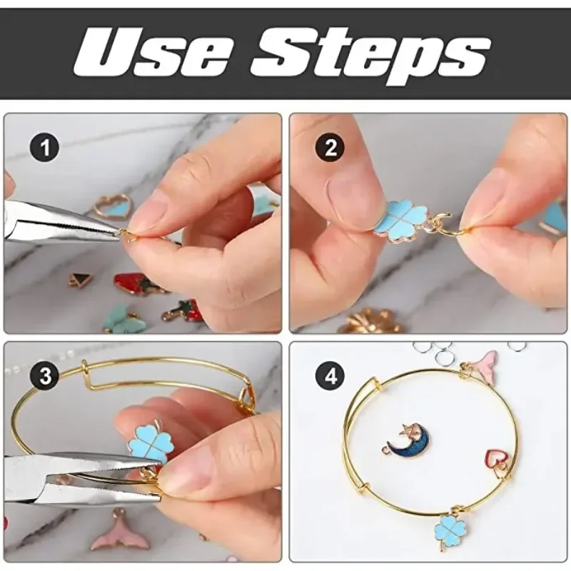 Открытые переходные кольца из нержавеющей стали для изготовления ювелирных