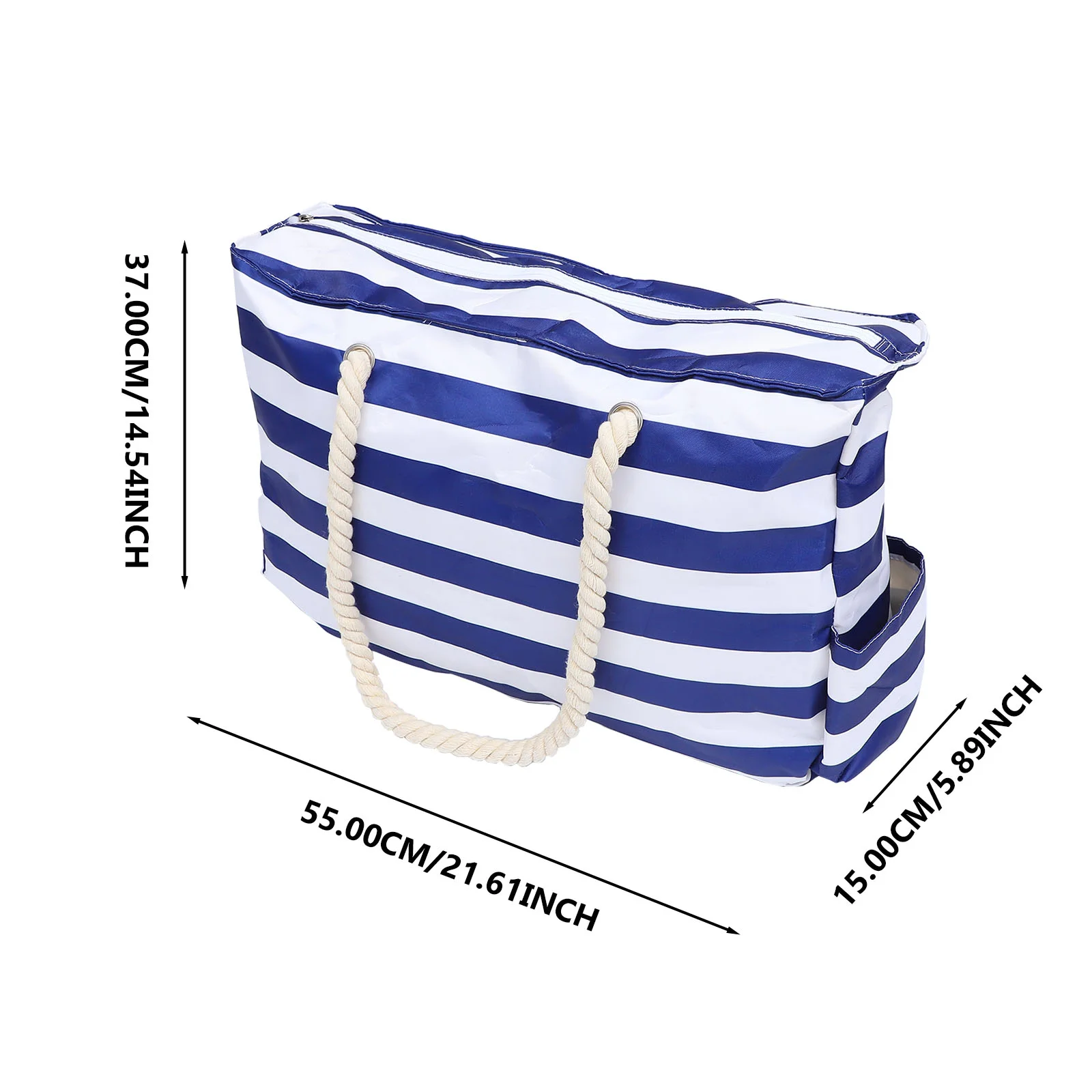 Bag Beach Largetravel Handbag Bags Shopping Pouch Tote Toiletries Poolbook Schoolhandle Closure Zippergrocery Reusable Family