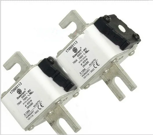 

Fuses: 170M5111 550A 690V / 170M5112 630A / 170M5113 700A 690V aR