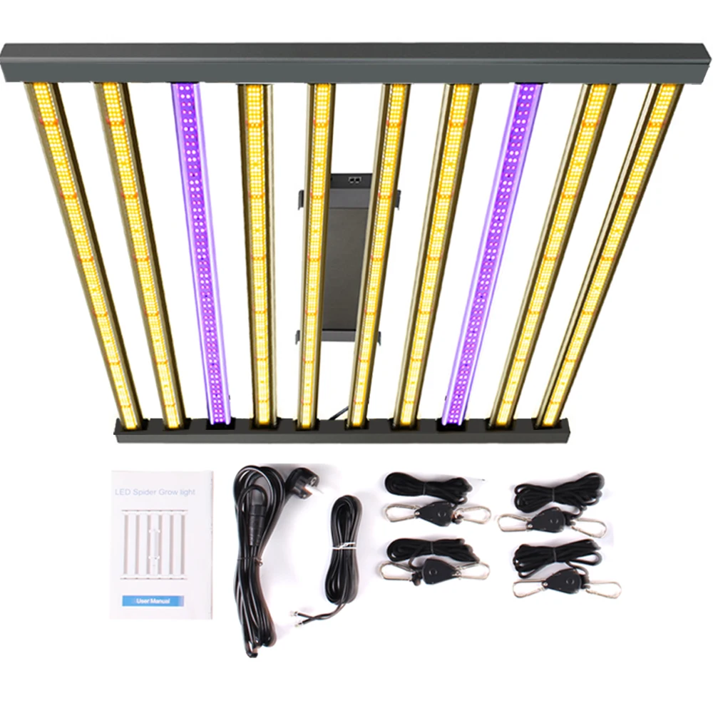 2022Latest LED Grow Light UV/IR Light Bar Quantum Samsung 10Bar 1000W/12 Bars 1200W  Full Spectrum Phyto Lamp For Indoor Plants