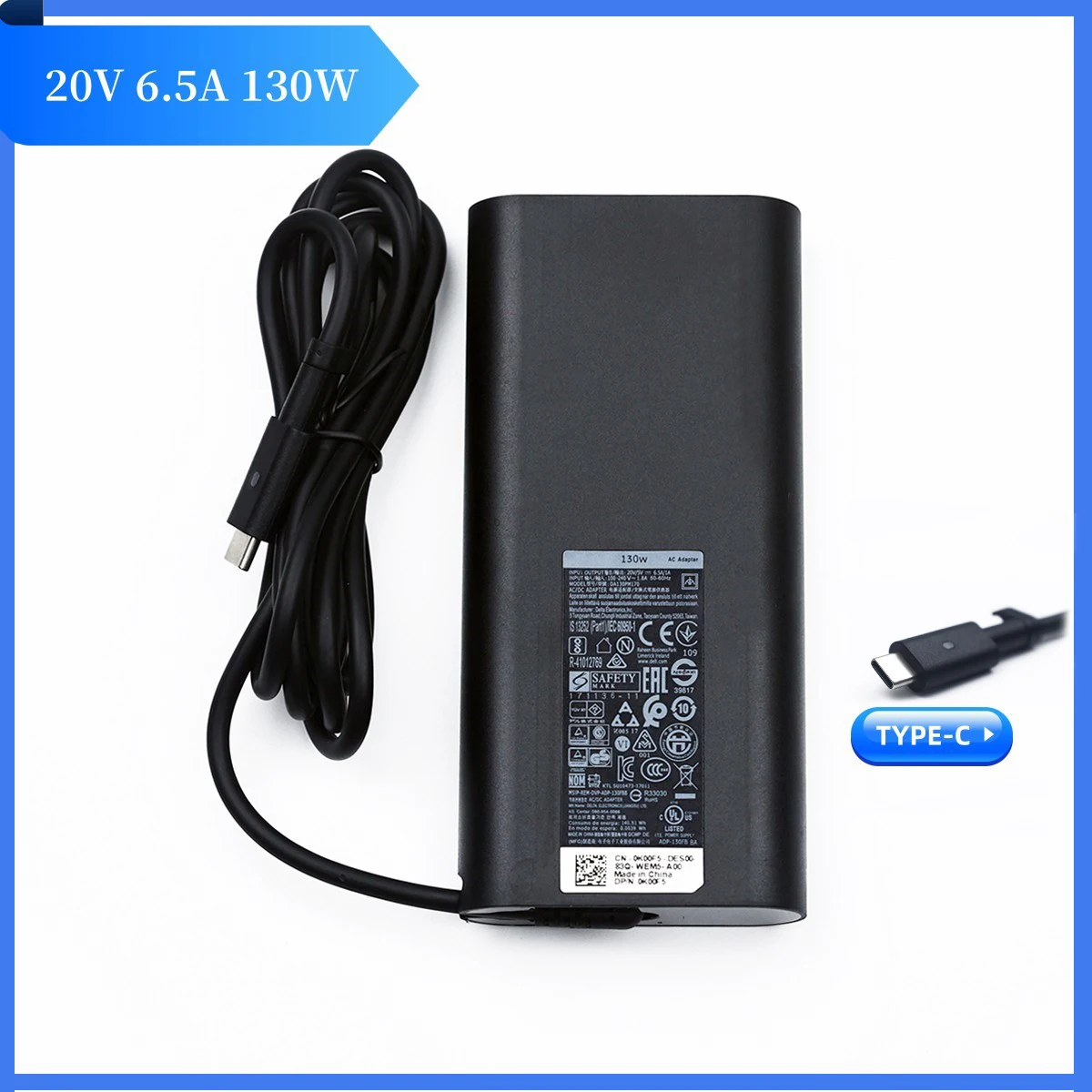 Power Charger For Dell 15 9575 9570 9500 Xps 17 9700 Precision 5550