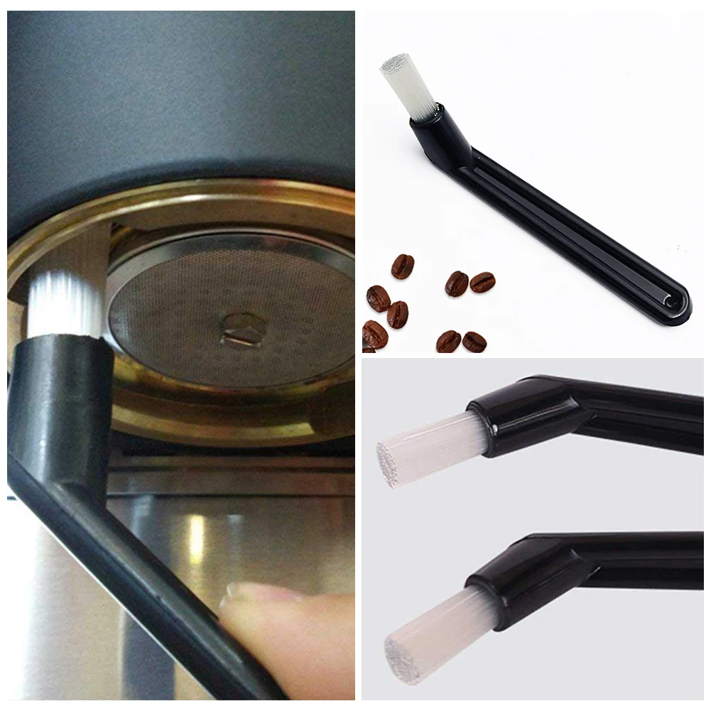 

Coffee Dust Clean Brush Espresso Machine Cleaning Brush Plastic Handle Keyboards Brush Cleaner Tools Coffee Grime Cleaning Brush