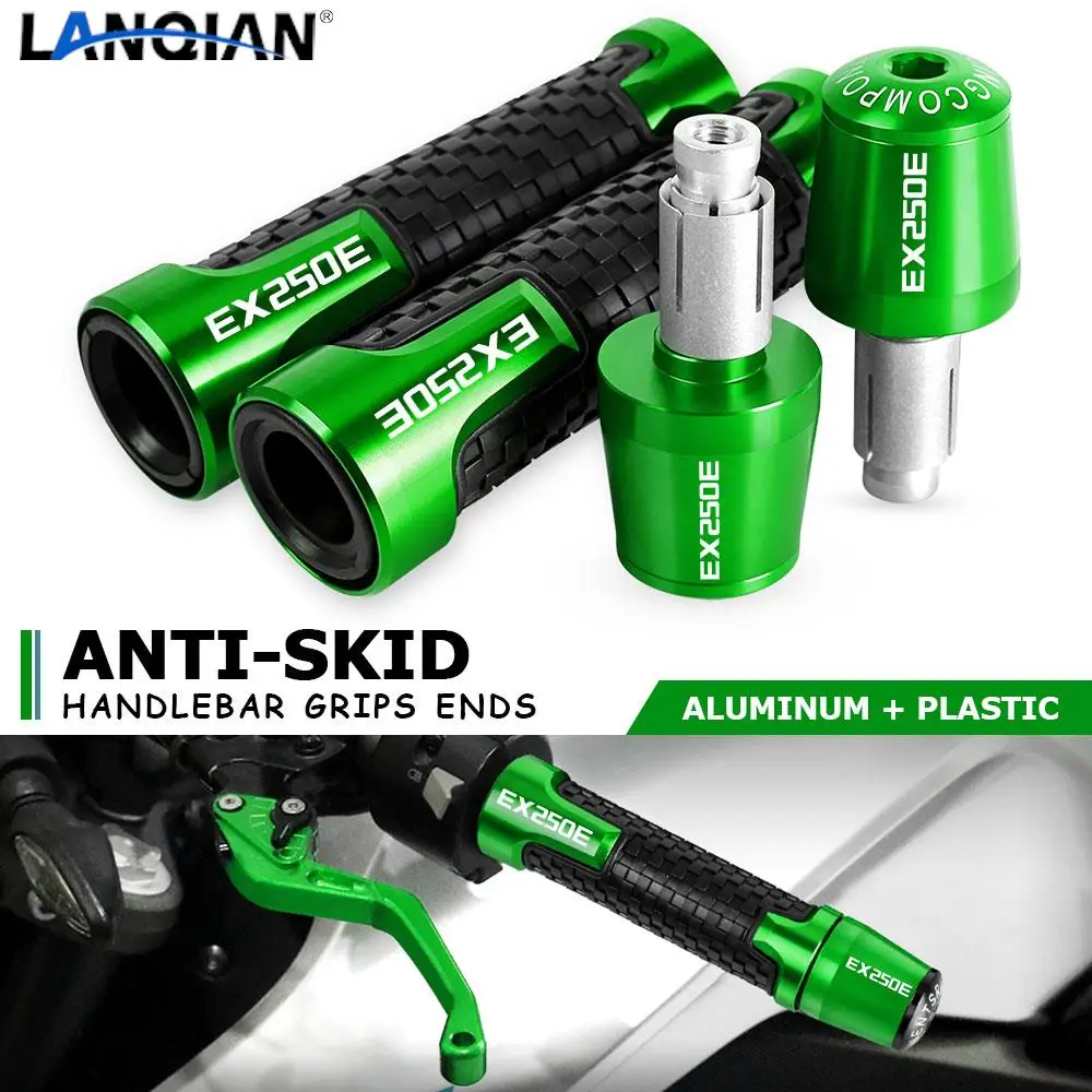 

Motorcycle Accessories 7/8" 22MM Handlebar Hand Grips Handle Bar End Cap plug For KAWASAKI EX250E 250F EX 500 R 1982-2004 2005