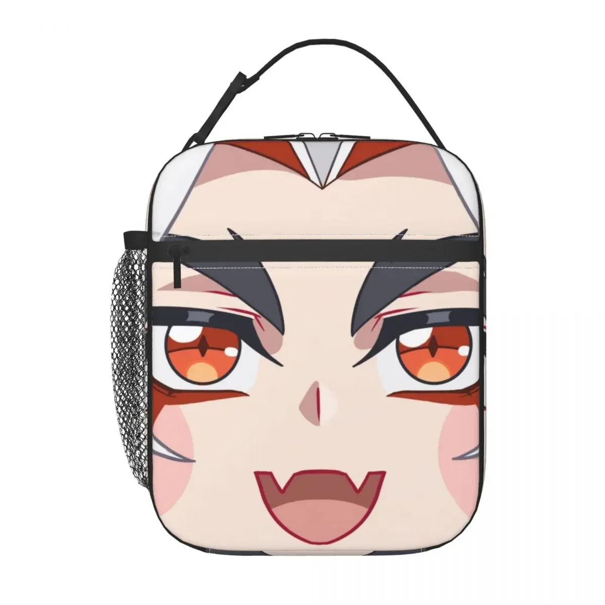 Противоударная изолированная сумка для ланча от двигателя Genshin большая