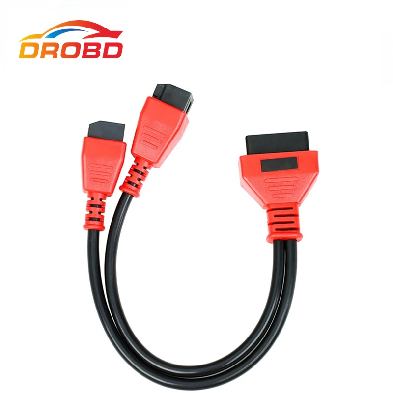 

FCA 12+8 Pin Adapter to 16 Pin OBD cable Connector For Chrysler Jeep Dodge Fiat Work on MaxiSys/IM608 /Launch X431 V/OBDSTAR