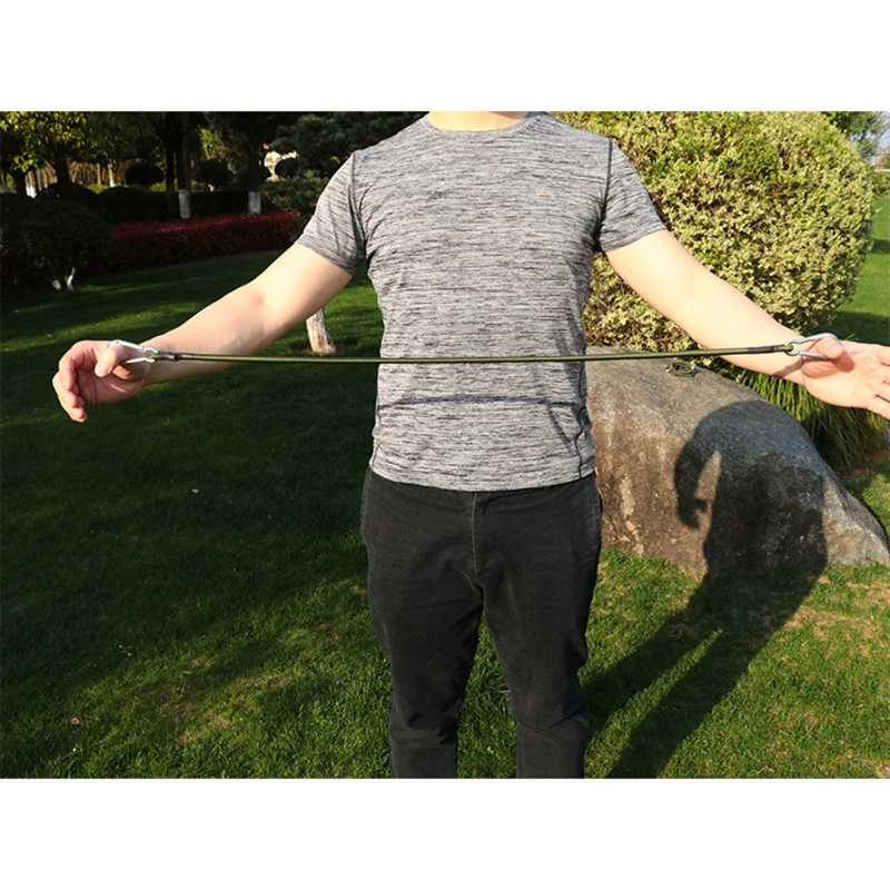 

Heavy Duty Elastic Rope 60/90/120cm Bungee Cord with Carabiner Hooks for Camping