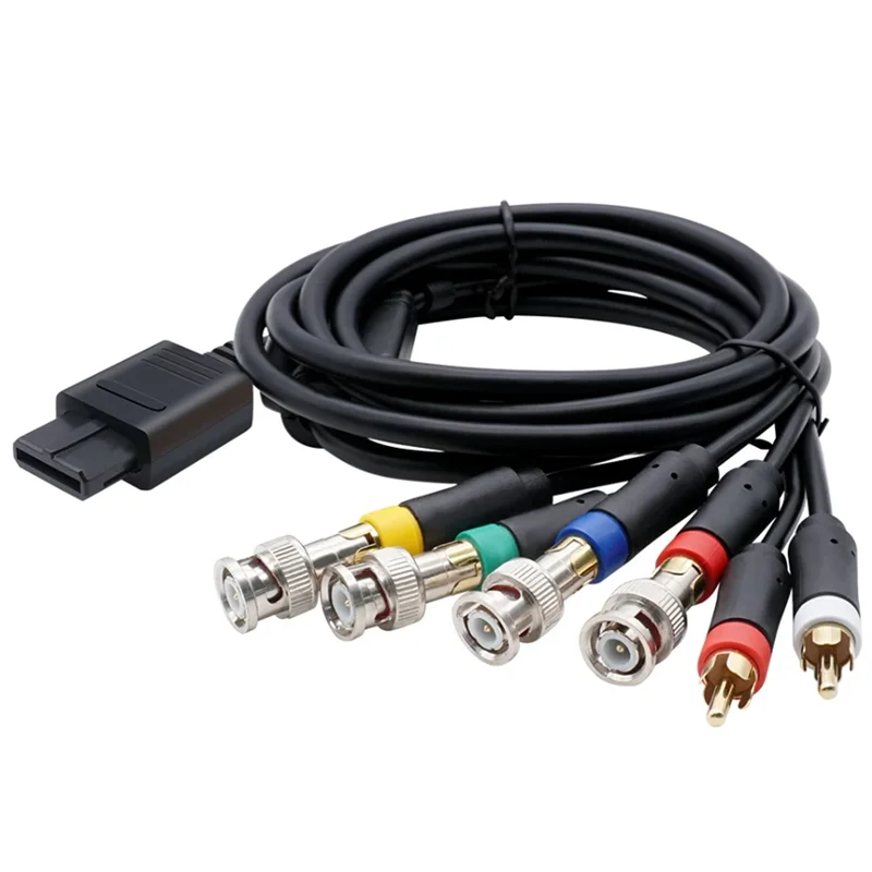 RGB/RGBS Cable for N64 SFC SNES NGC Video Consoles Composite with Strong Stability