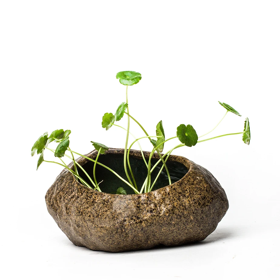 Грубая керамика ручной работы большая стирка чая ведро для керамических