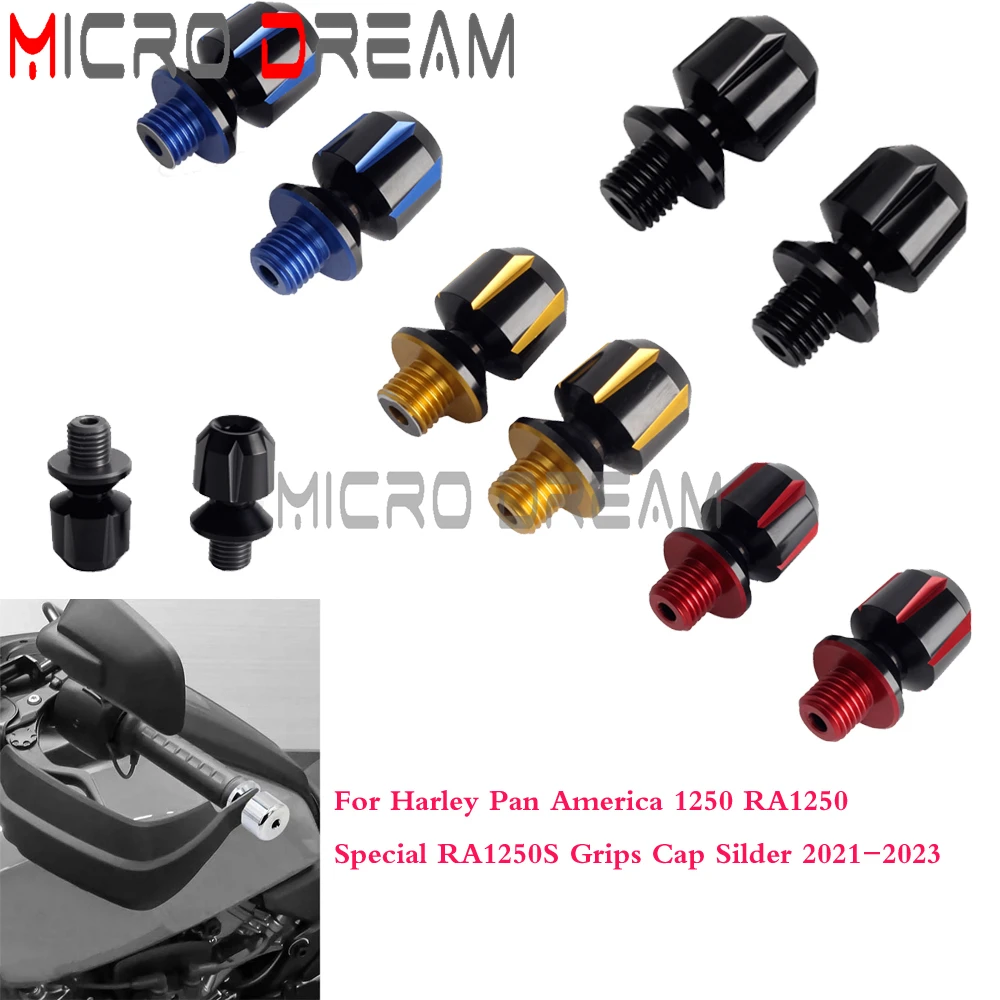 

Motorcycle Bar End Weights Aluminum Grips Cap Plug Anti-vibration For Harley Pan America 1250 RA1250 Special RA1250S 2021-2023