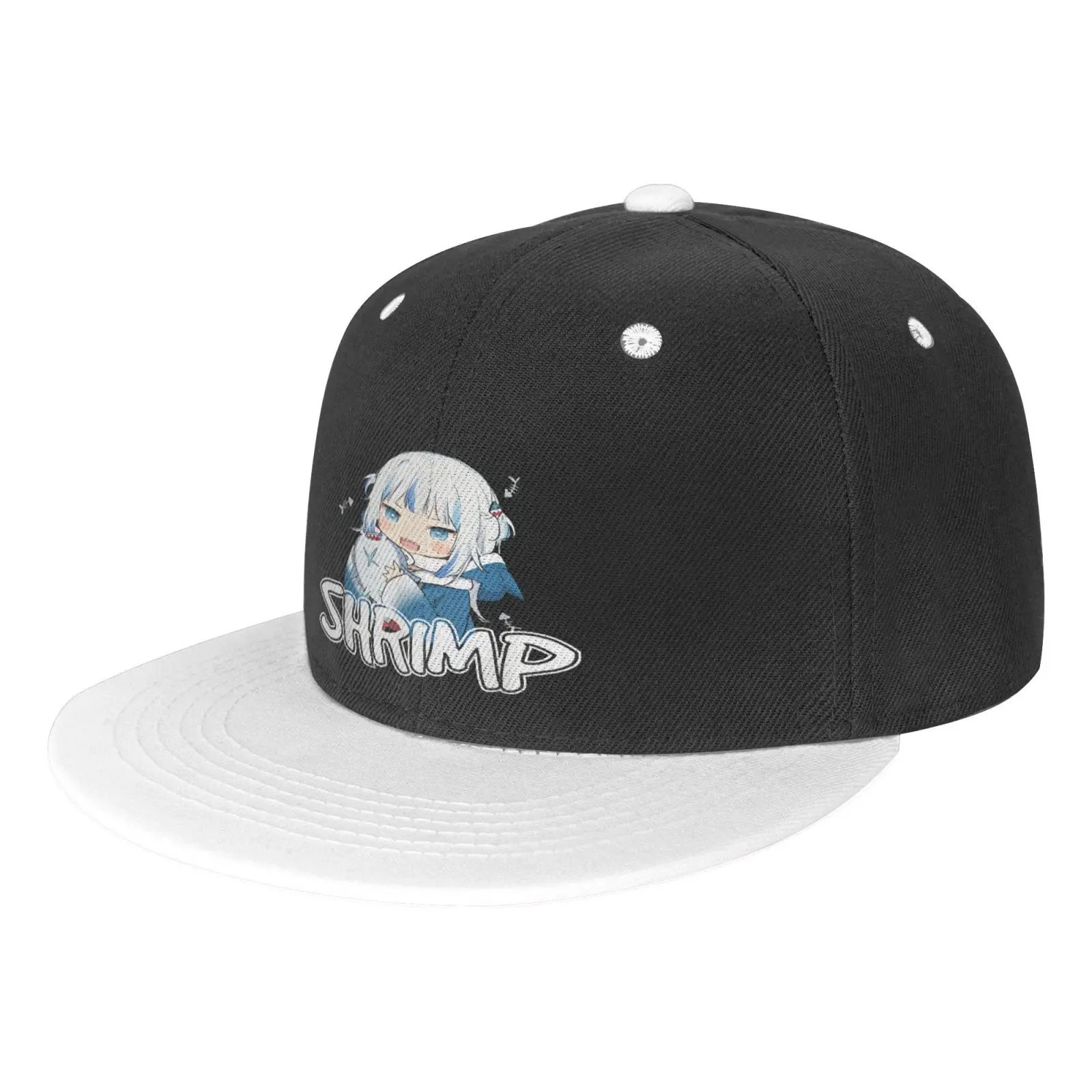 

Мужская кепка Gawr Gura с изображением креветки Senzawa 2020, женские шапки в стиле хип-хоп, женская шапка, облегающий берет, кепка для мальчиков, Мужс...