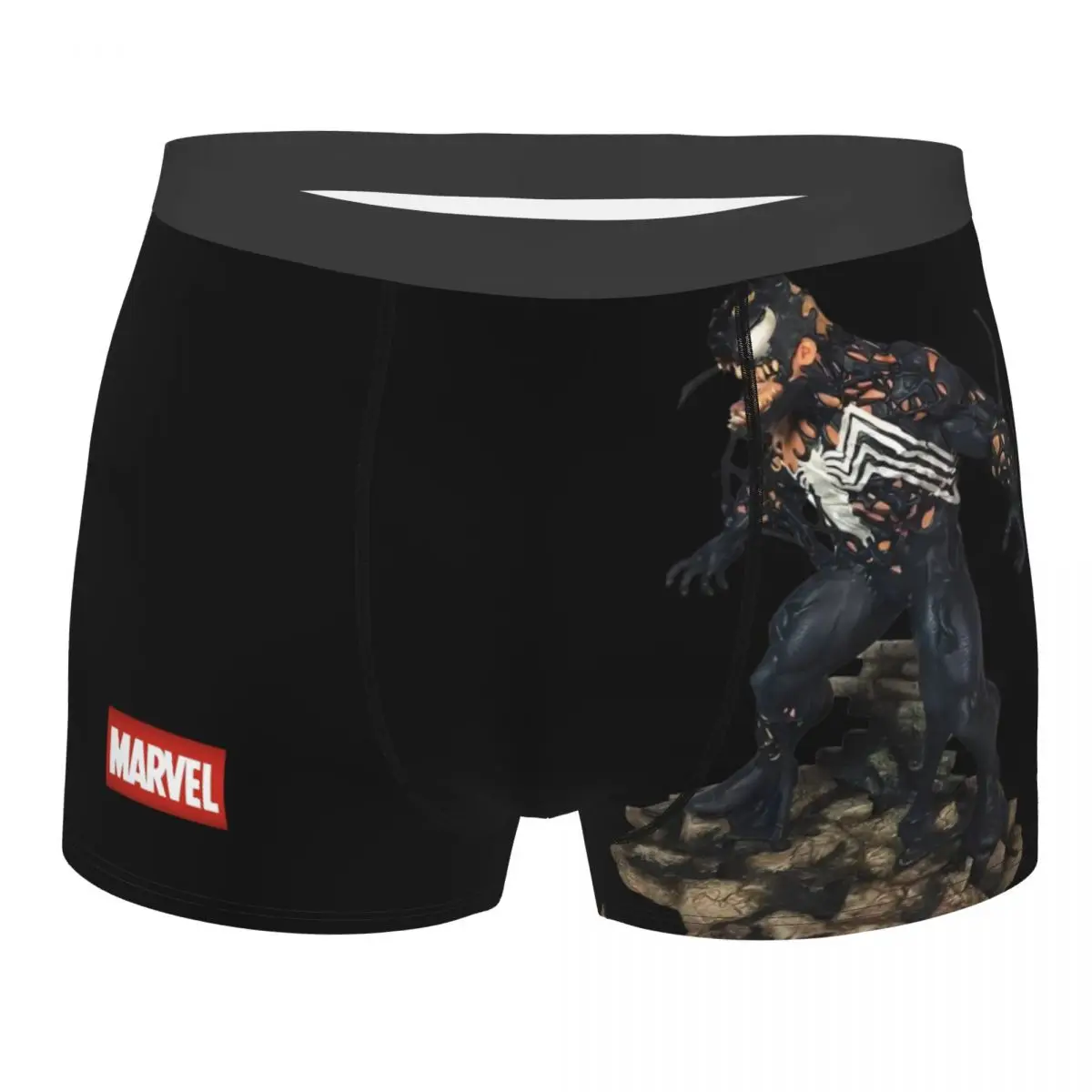 Трусы-боксеры мужские с принтом Веном пикантное нижнее белье трусы-шорты Marvel