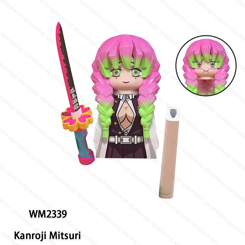 Фото Фигурка WM3000 WM2339 Demon Slayer Daki, Giyuutarou, Douma, Kibutsuji Muzan, аниме-конструктор, игрушка-фигурка, сборная игрушка, кукла, подарок №5