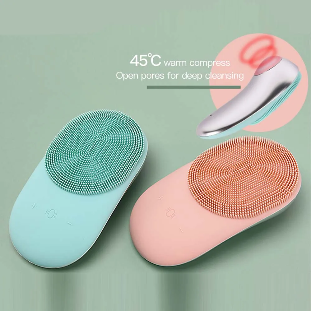 

Электрическая щетка для чистки лица, устройство для чистки лица, массажер для лица, очиститель кожи, звуковая вибрация, устройство для чистки глубоких пор