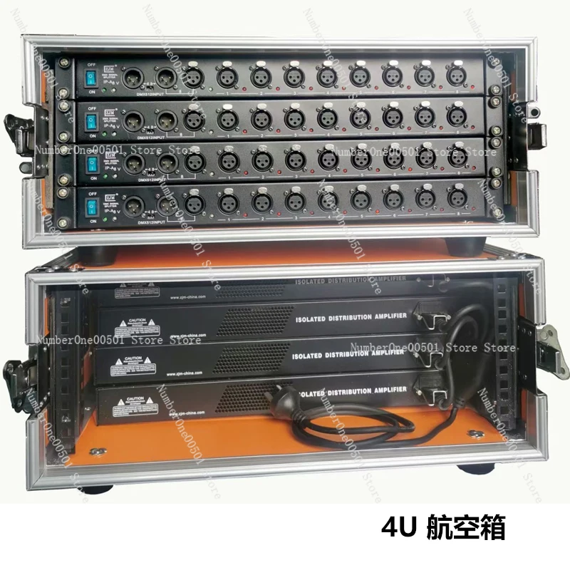 Усилитель сигнала DMX512 двойного назначения с 8 каналами и 4 каждый оптиэлектронной