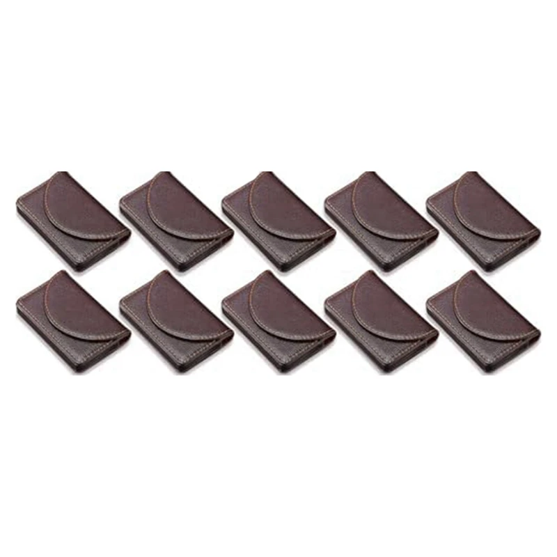 10-шт. держатель для визитных карточек объемный чехол из искусственной кожи