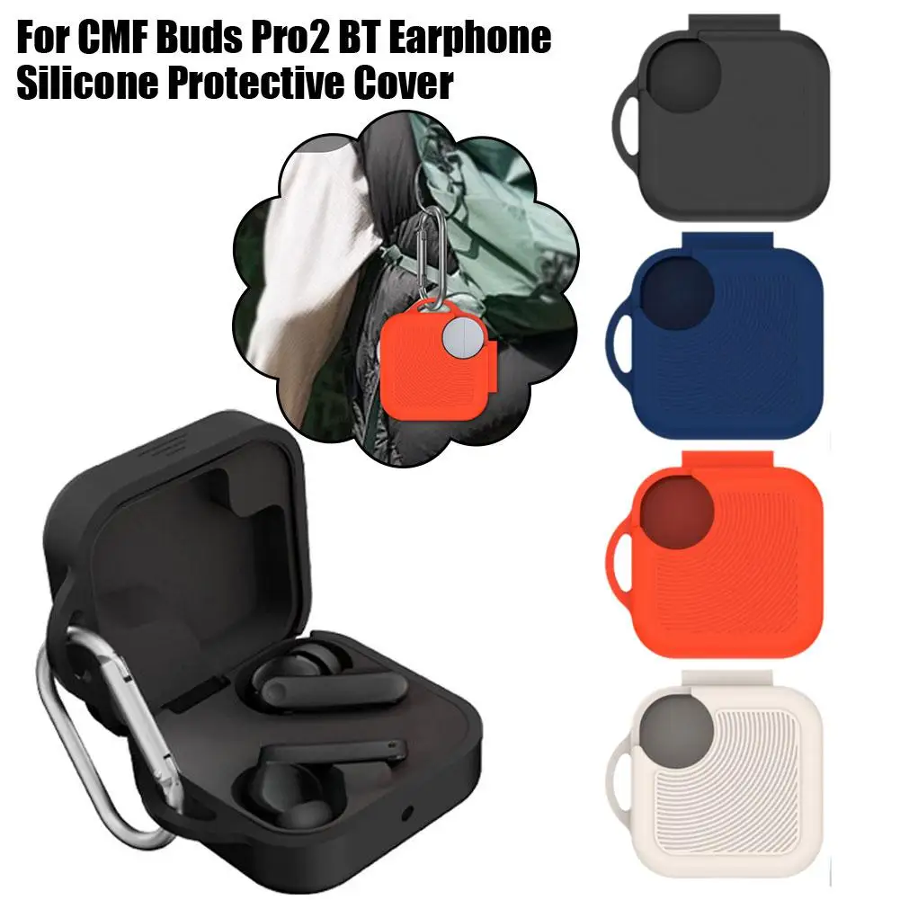 Силиконовый защитный чехол для наушников Cmf Buds Pro2 Bluetooth
