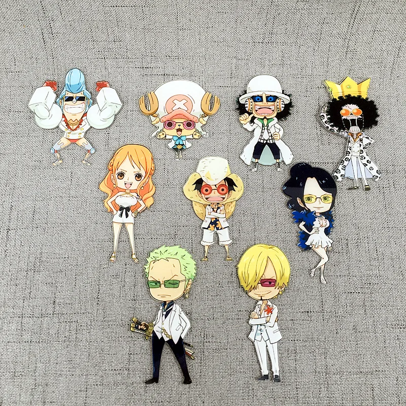 

New product recommendation creative fashion pirate king refrigerator sticker cartoon animation Japanese home decoration