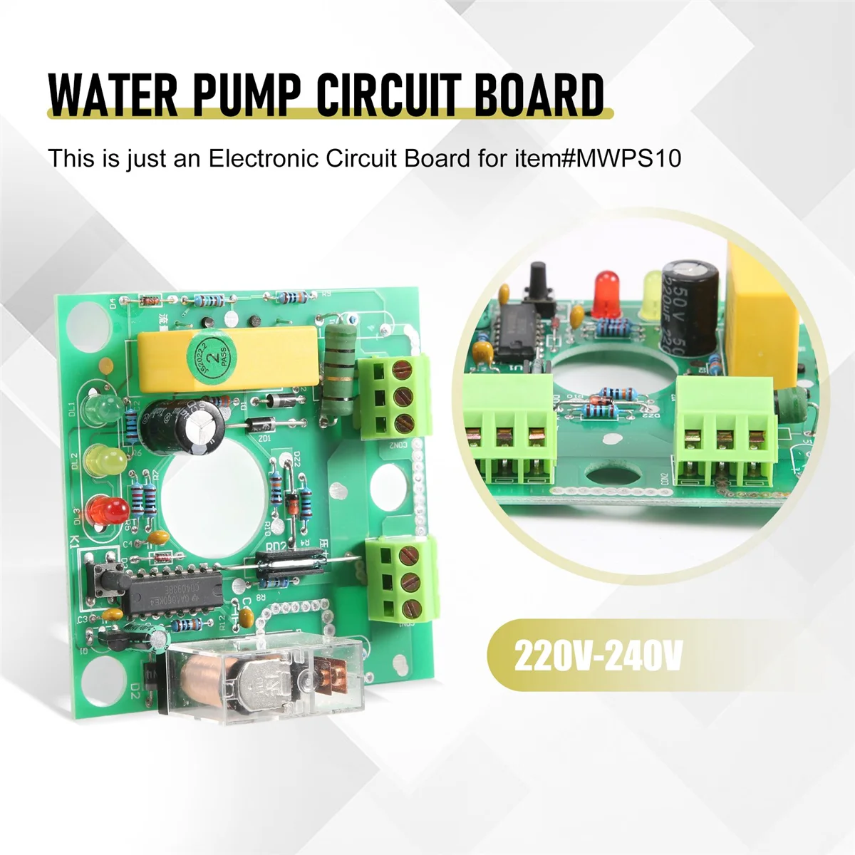 Автоматический водяной насос постоянного управления Электронный Переключатель