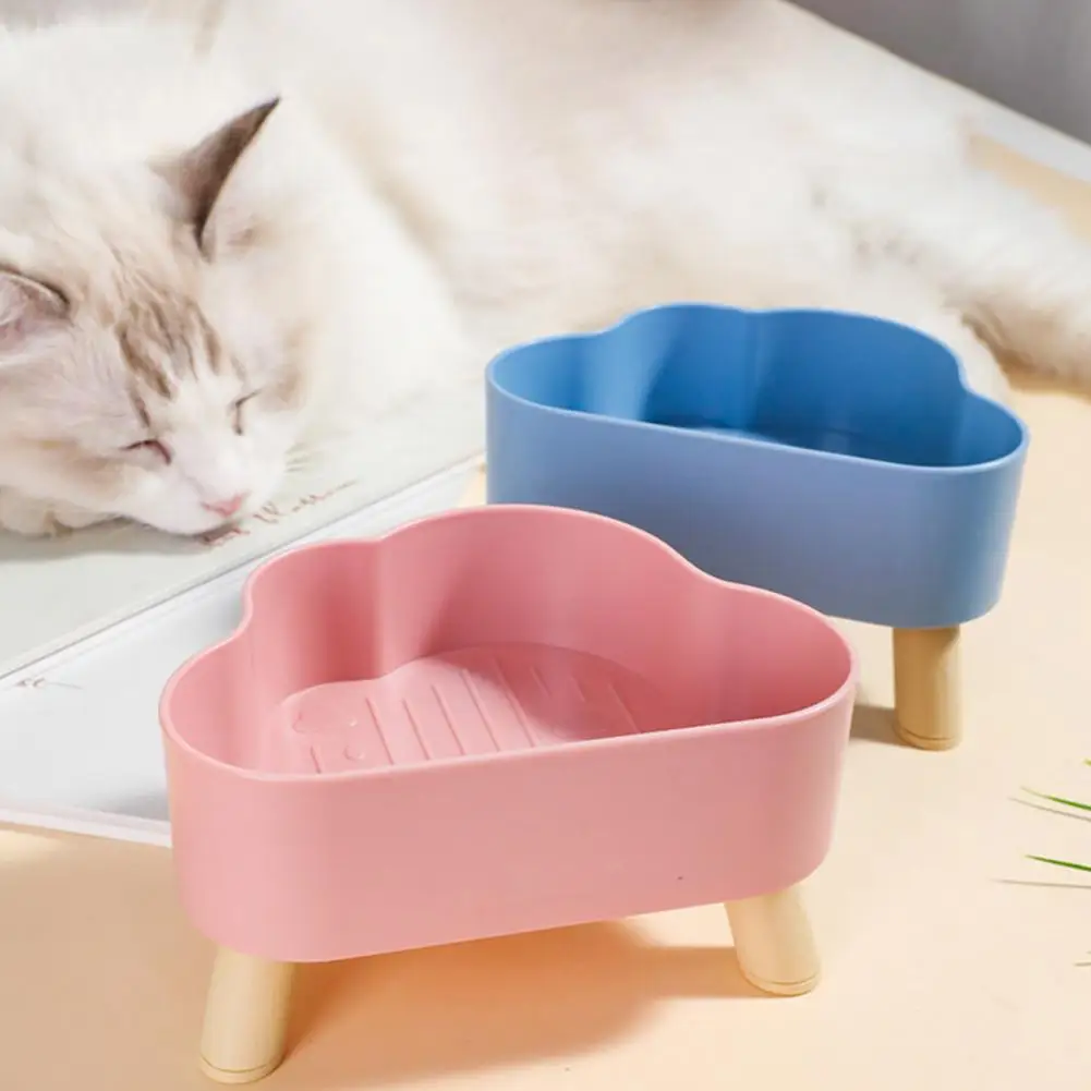 

Capacity Cat Bowl High-capacity Cloud-shaped Cat Bowl Neck-friendly Design for Easy Eating Ideal Pet Supplies Cat Bowl for Big