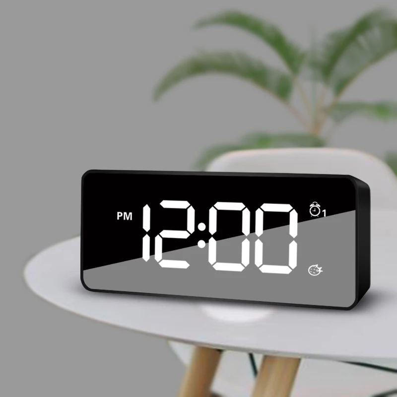 Led Alarm Clock for Bedroom Night Silent Luminous Alarm Clock Electronic Desk Decor Budzik Elektroniczny Alarm Clocks Home Decor