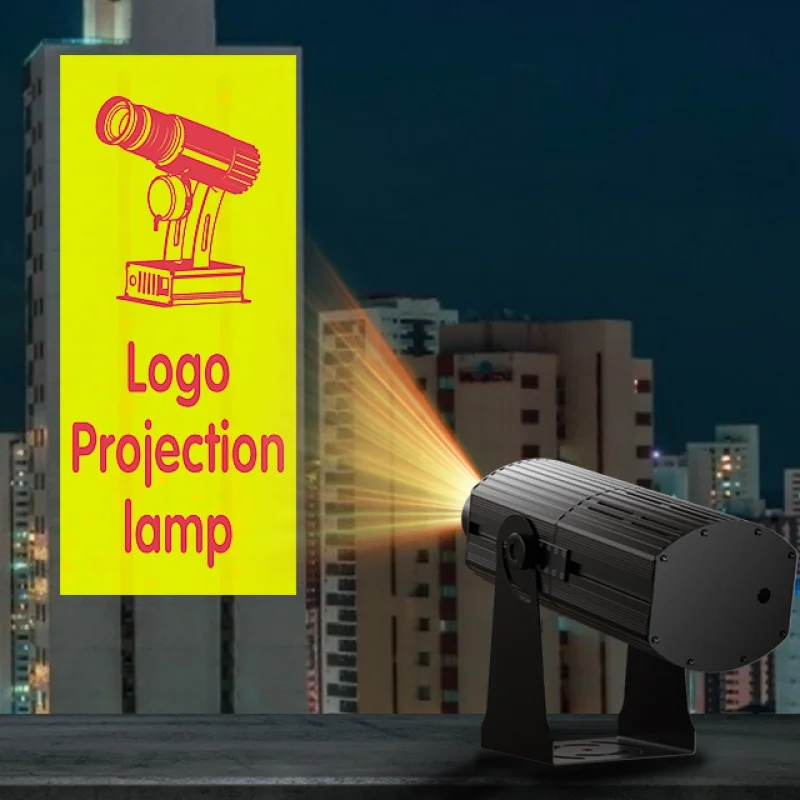 

200w super bright led logo gobo projector lamp waterproof laser outdoor custom street door commercial rotating advertising light