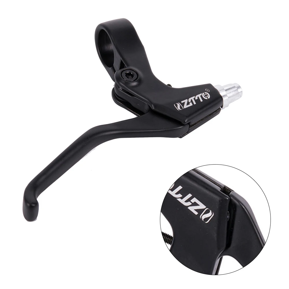 

1pc Mountain Bike Brake Handle Levers Hinged Clamp Integrated Cable Adjusters Aluminum Alloy Brakes Parts For Handlebars 22.2mm