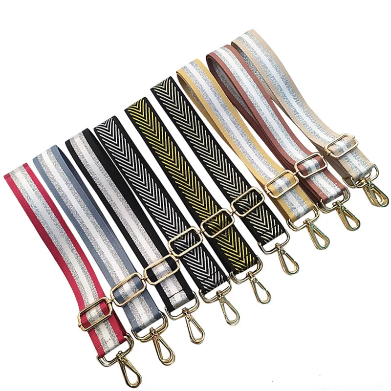 

New Bright Line Color Bag Strap Accessories Adjustable Shoulder Crossbody Bag Shoulder Strap Replacement Purse Strap for Bag