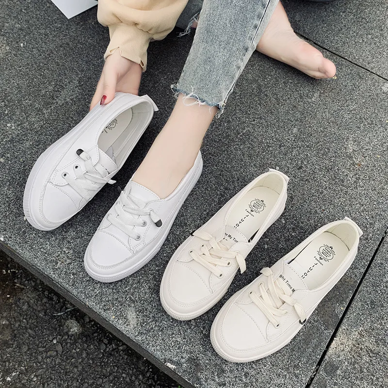

Small white shoes women's new women's shoes low-top casual shoes women's elastic slip-on sneakers womens sneakers
