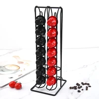 vertical coffee capsule holder coffee pod stand office kitchen desktop capsules storage rack with stable base coffee tools
