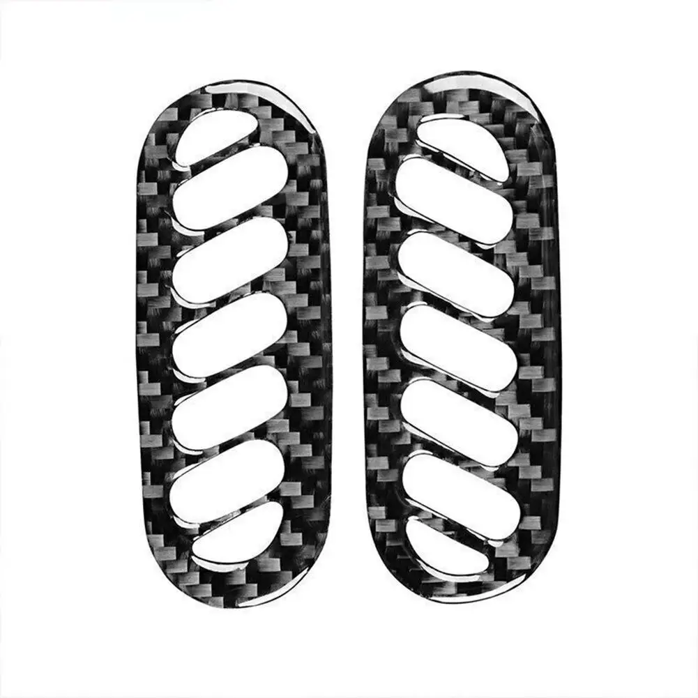 

2pcs Carbon Fiber Door Pillar Air Vent Cover Trim For Chevrolet C5 1998-2004 Auto Interior Accessories