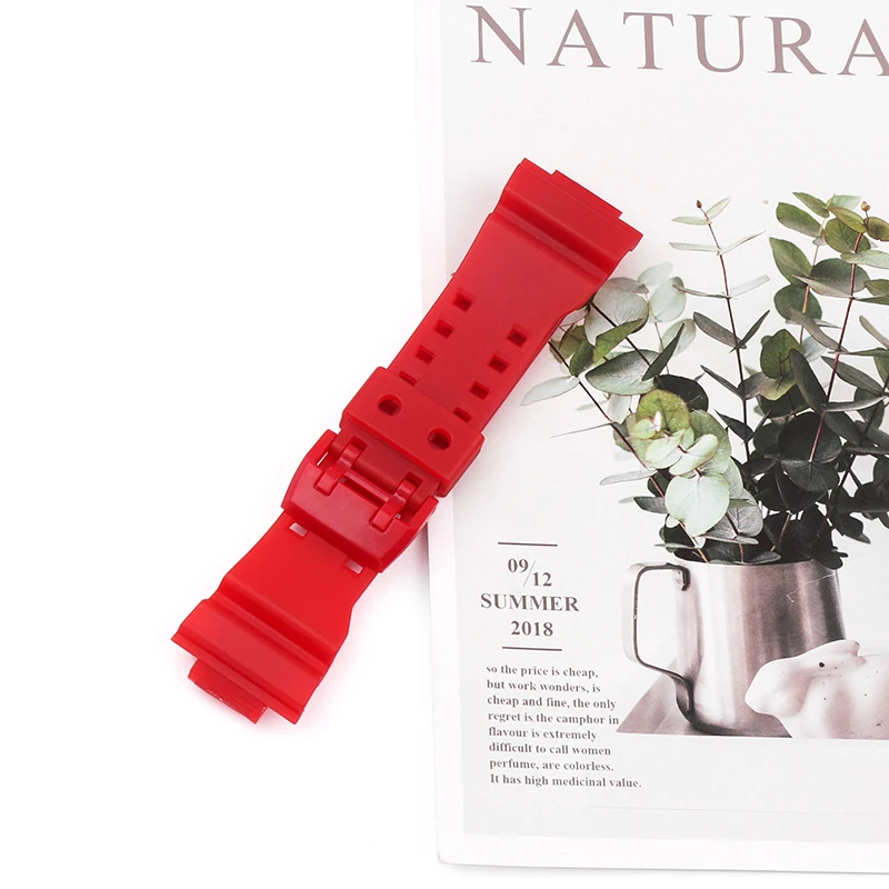 Resin watch case strap for CASIO G-SHOCK GA-400 GBA401 men's and women's strap watch accessories