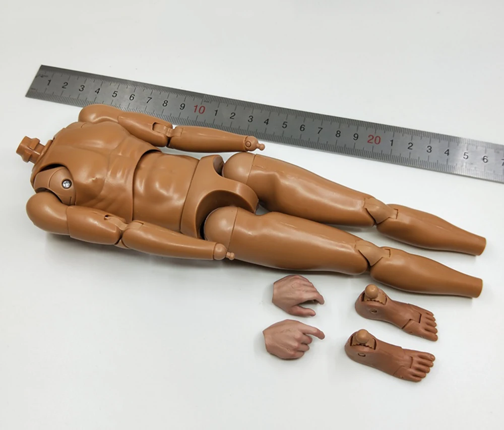 

1/6 DID 3R GM646 WWII Series General Male Body Figures With Hand Foot Connector German Model For 12inch Body Action Collect