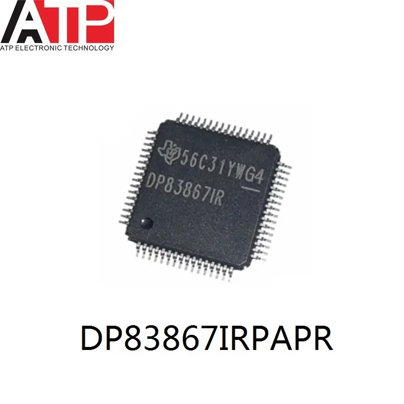 

(1 шт.) новый оригинальный DP83867IRPAPR 83867IR Стандартный чип IC ETHERNET PHY 64HTQFP