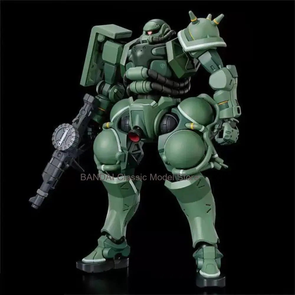 Фото В наличии: Оригинальный сборный модельный набор Bandai HG 1/144 Gundam GQuuuuuuX GQ G Quarks Green Zaku, подвижная аниме-фигурка, игрушка, подарок №3