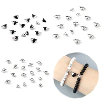 3 20pcs handmade connector magnet clasp accessories round ball magnetic clasp for bracelet necklace converter diy jewelry making