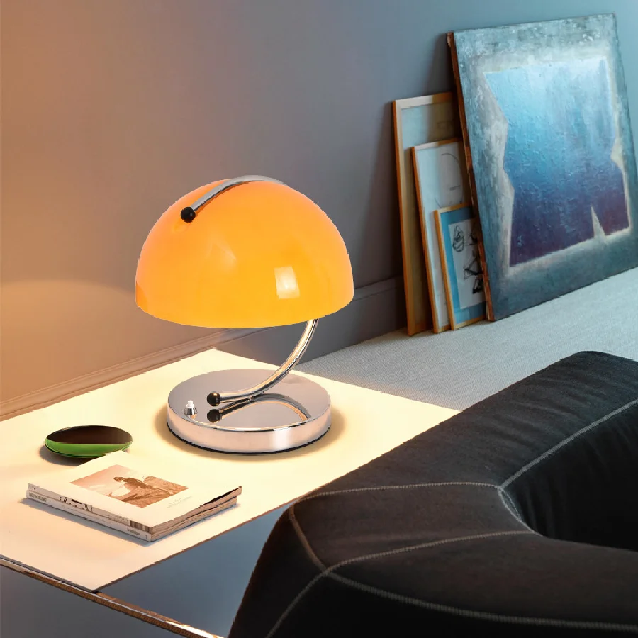 

Danish Bauhaus Table Lamp Cozy For Bedroom Bedside Luxury Personality Nordic INS Night Light Study Room Decorative Desk Light
