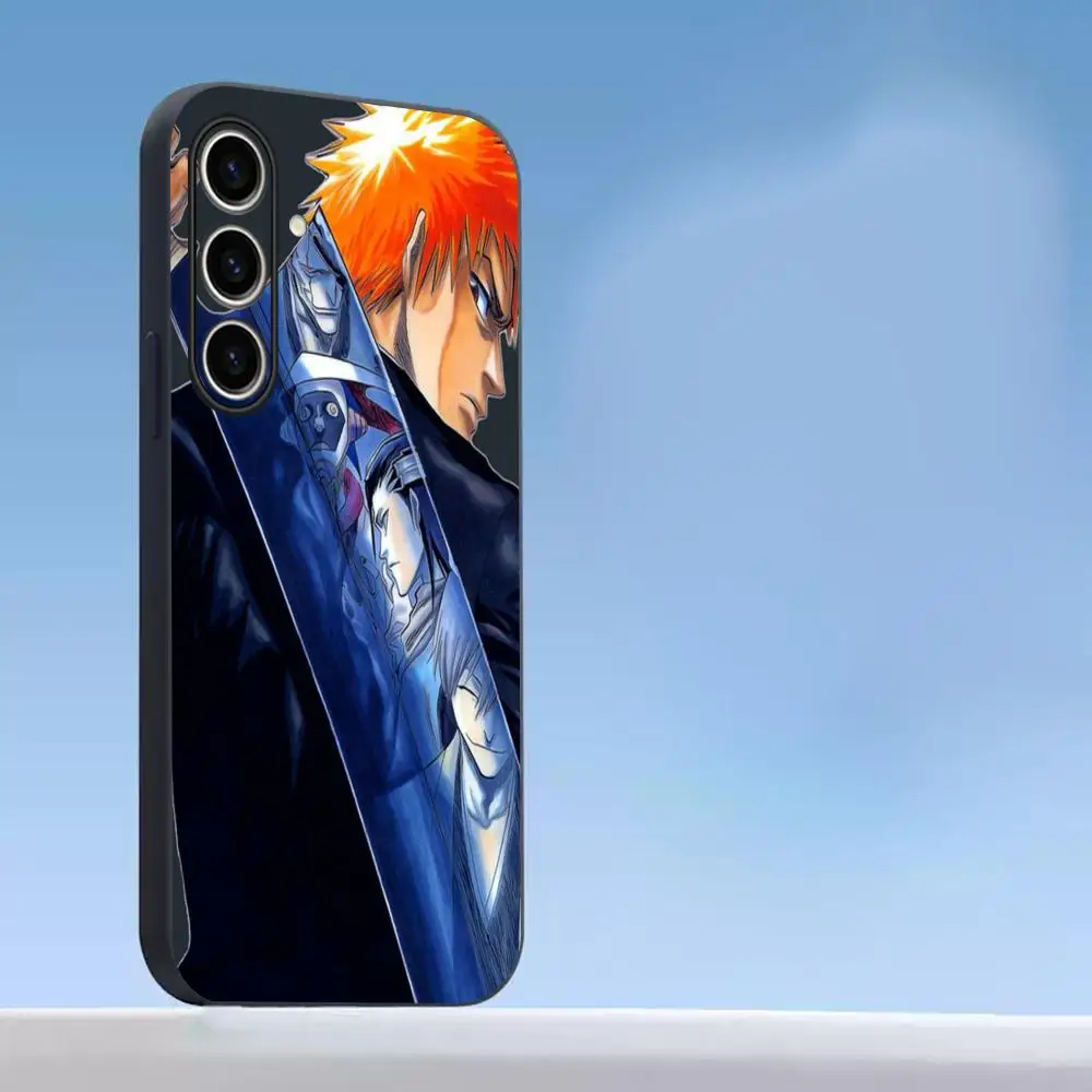 Классический аниме-постер «Горячая кровь» (Bleach) — чехол для телефона Samsung Galaxy S26 S25 S24 S23 S22 S21 Plus Ultra Note20, мягкий, черный (art.: 3920db474c1cb) - 3920db474c1cb