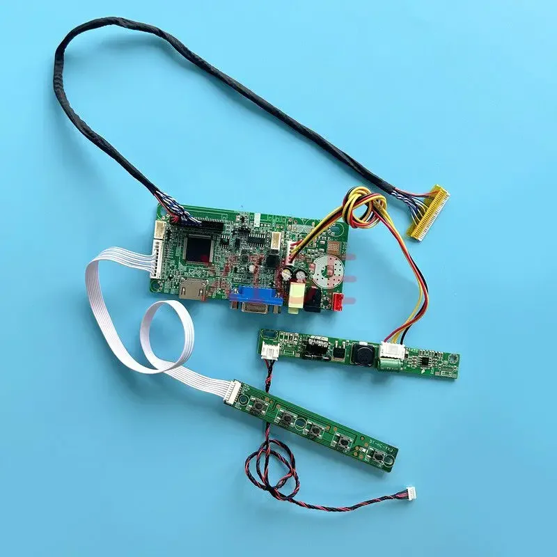 

LCD Screen Driver Controller Board Fit M185BGE M185XTN01 LM185TT1A VGA 1366*768 Matrix HDMI-Compatible 18.5" Kit DIY 30-Pin LVDS