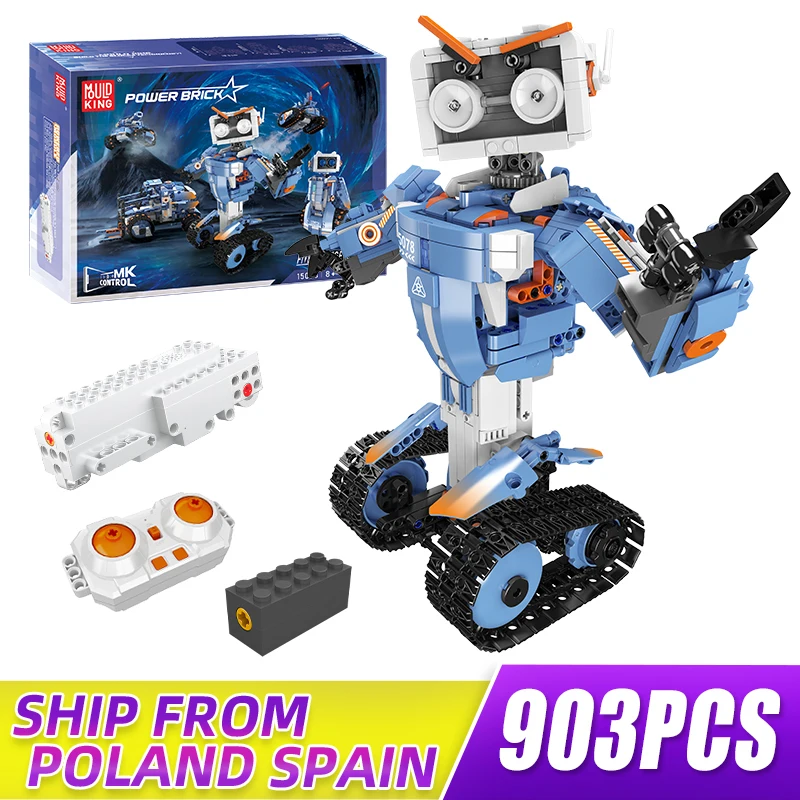 Форма KING 15078 технический 5 в 1 Набор строительных блоков робот Карл с