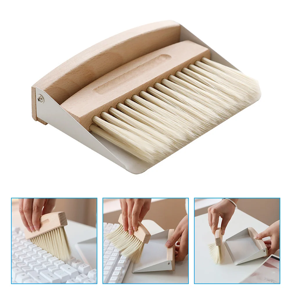 

Dustpan Brush Broom Mini Set Hand Cleaning Desktop Table Cage Pan Desk Pet Cleaner Car Keyboard Pets Pans Sweeping Tool Kids