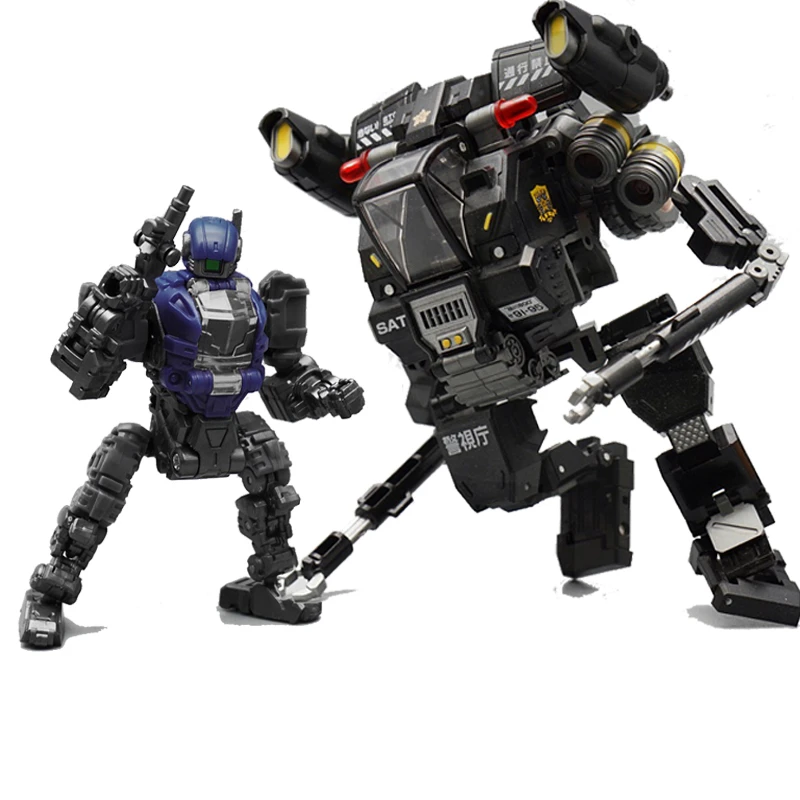 Фото Костюм Mft Diaclone Powered Sat Special Assault Team Комплект технической поддержки Capital Patrol с крыльями полета №4