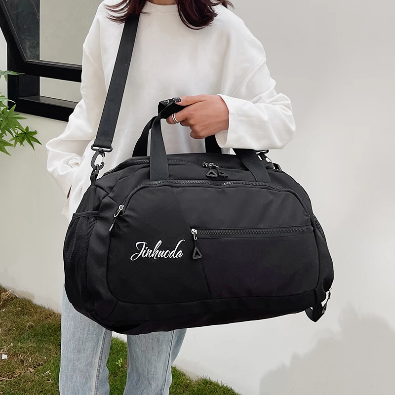 Double Shoulder Travel Bag Men And Women'S Large Capacity Light Luxury Shoulder Bag Outdoor Luggage Clothing Storage Bag M642