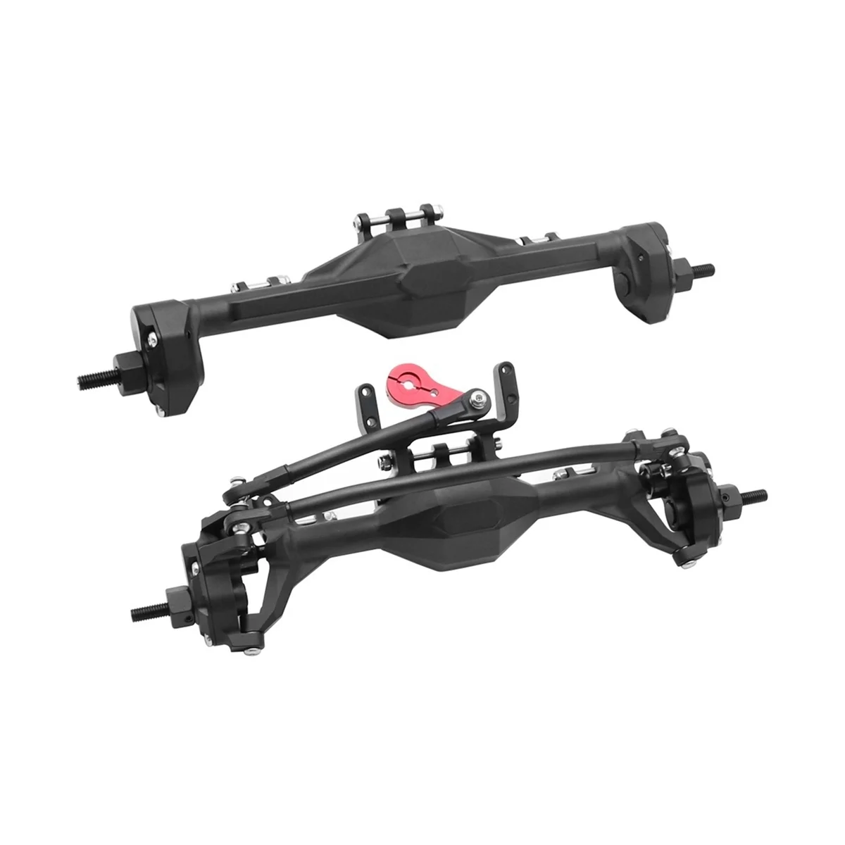 

Интегрированная Передняя и задняя портальная ось с обработкой на станке с ЧПУ для радиоуправляемого гусеничного автомобиля 1/10 Axial SCX10 II 90046 ...