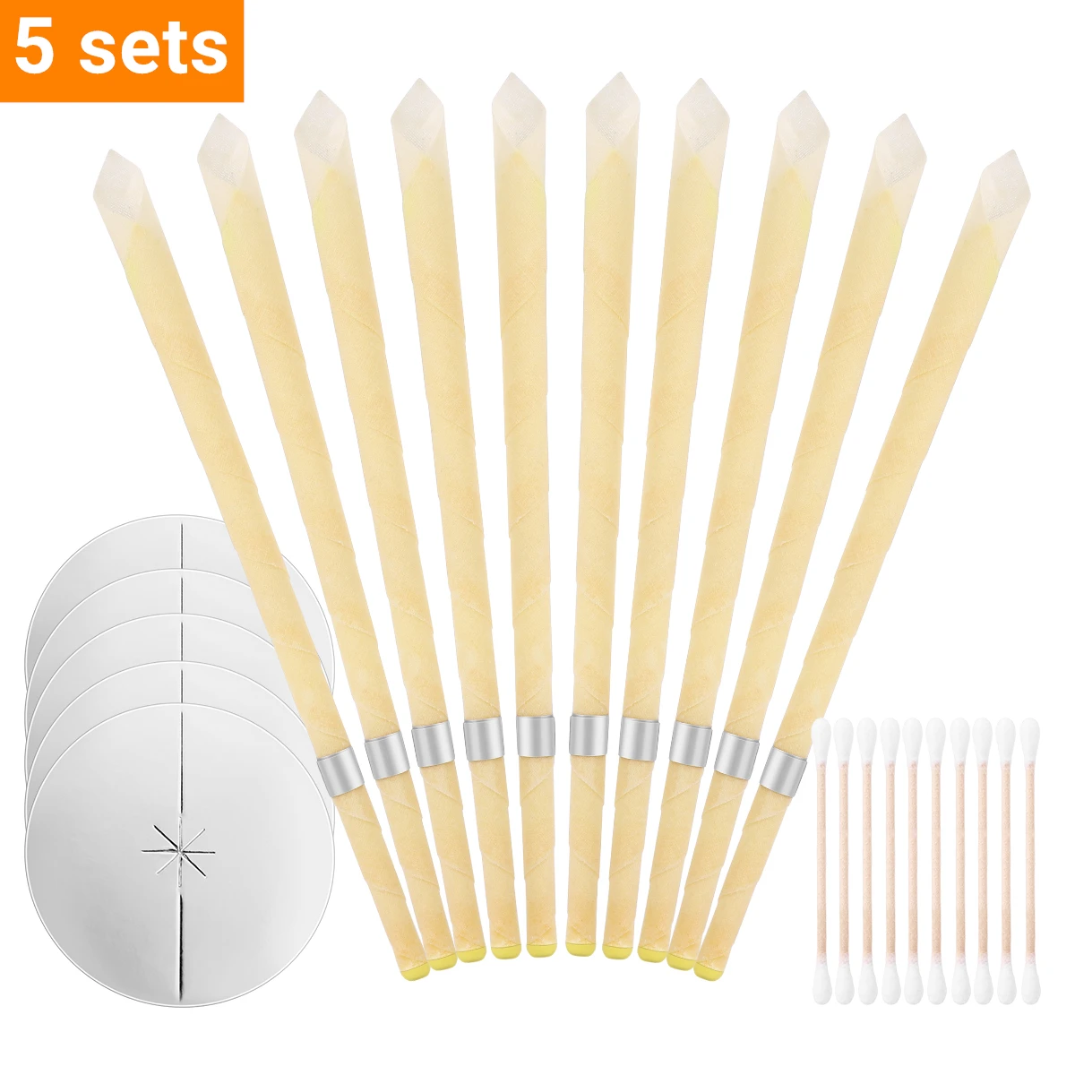 

5 Sets Ear Cleaning Wax Removal Tool Ear Beewax Ear Hopi Ear Wax Removal Tool Indiana Aromatherapy Coning Fragrance Cleaning