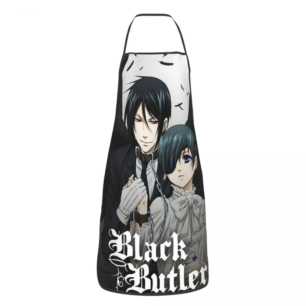 

Black Butler Japanese Anime Kuroshitsuji Apron Household Cleaning Gardening Aprons Kitchen Waterproof Tablier Chef