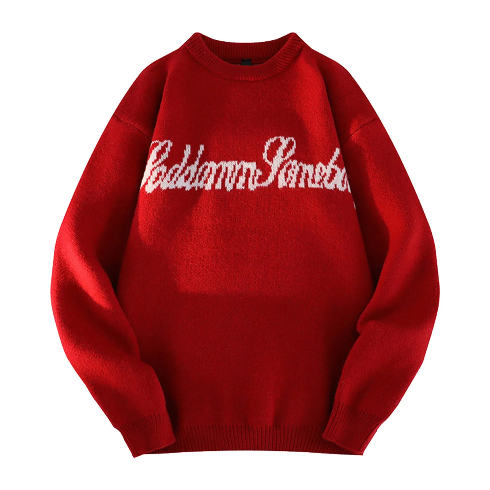 

Autumn And Winter New Sweaters Men'S And Women'S Knitted Underlay Shirt With Couple Top Sweater Pullovers Winter Warm Sweaters