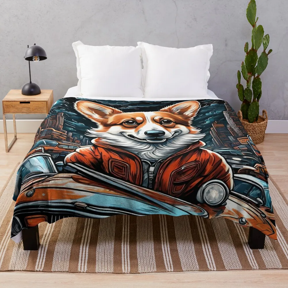 Очаровательное одеяло каперс корги утяжеленное для детской кровати модные